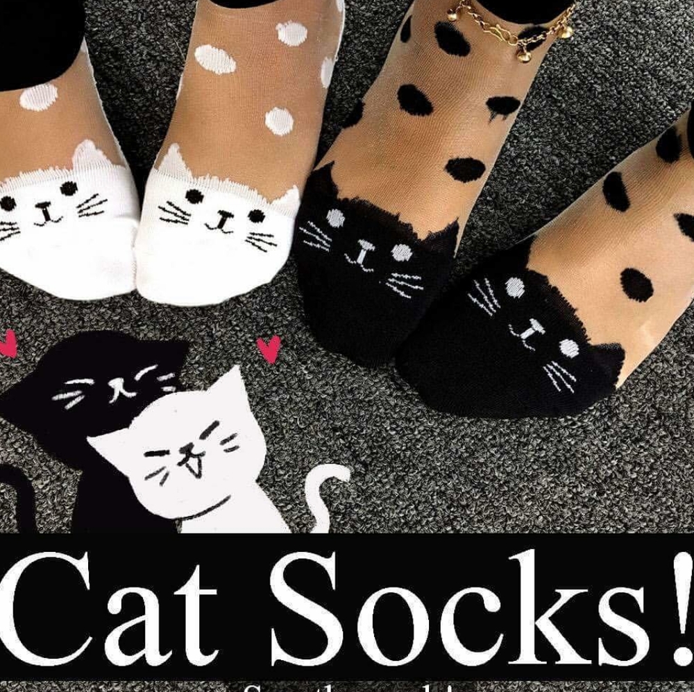 See-through Cat Socks
